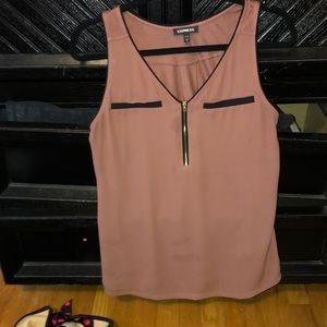 Pink express tank top